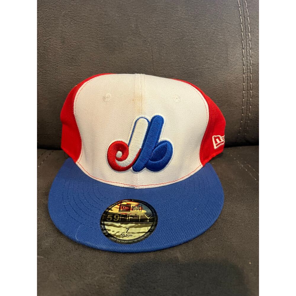 Montreal Expos new era fitted hat size 7- NWOT